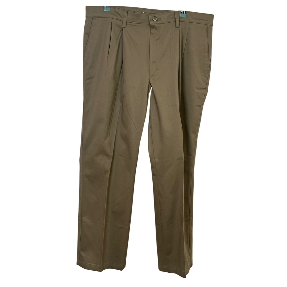 Wrangler Men's Tan Khaki Chinos Stretch Fit Pants 36x30 NWT